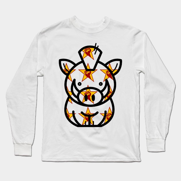 Revolution Pig Long Sleeve T-Shirt by PGMcast